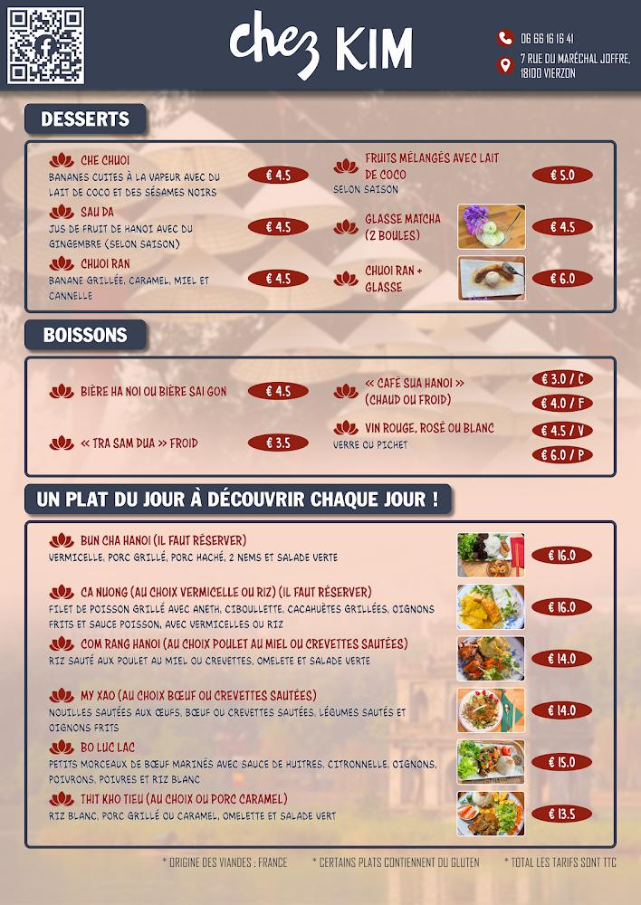 Chez KIM - Menu Image 1